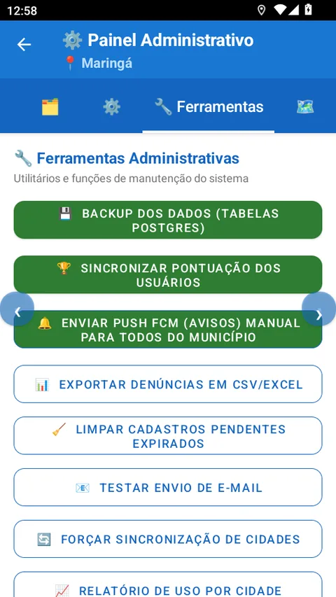 Ferramentas administrativas